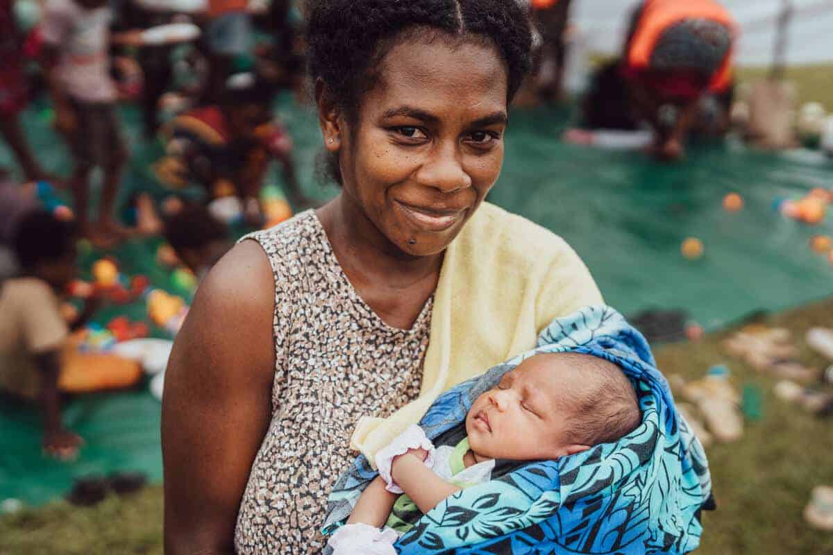 Ch11266021 Rael Her 2 Yr Old And Baby Magen 2 Weeks Were Impacted By The 2024 Vanuatu Earthquakes And Supported By Save The Children